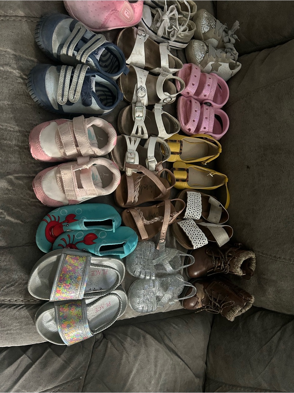 3c-5c Sandals, Tennis Shoes, Water shoes, and Boots
